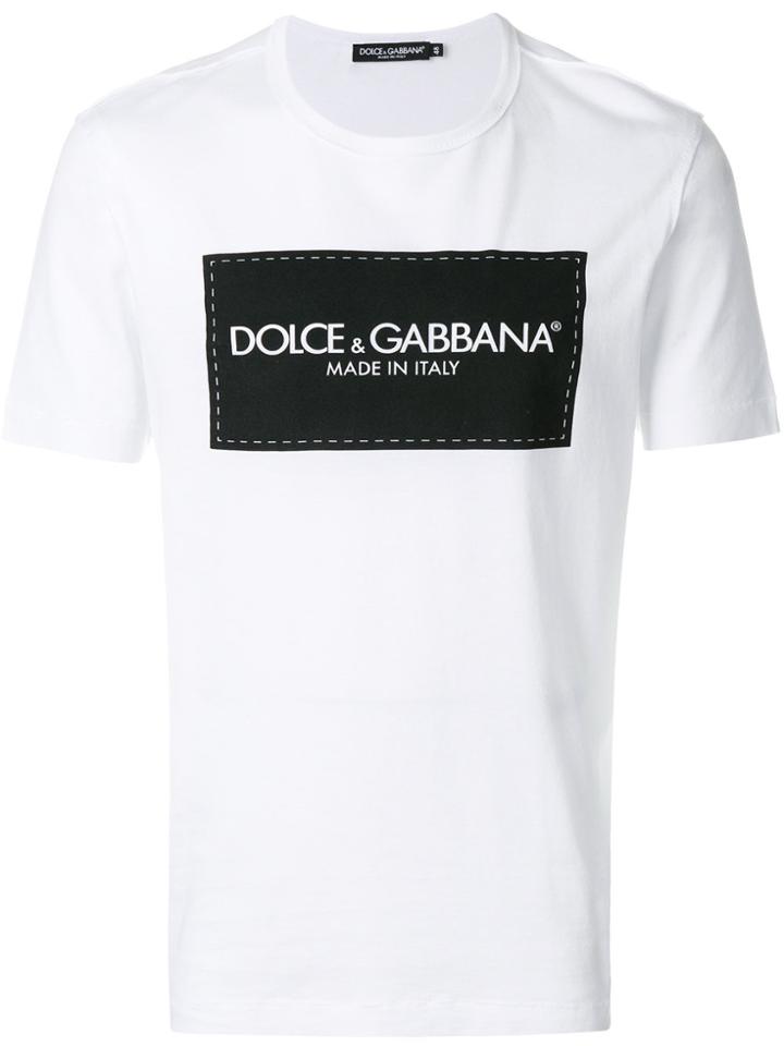 Dolce & Gabbana Logo Print T-shirt - White