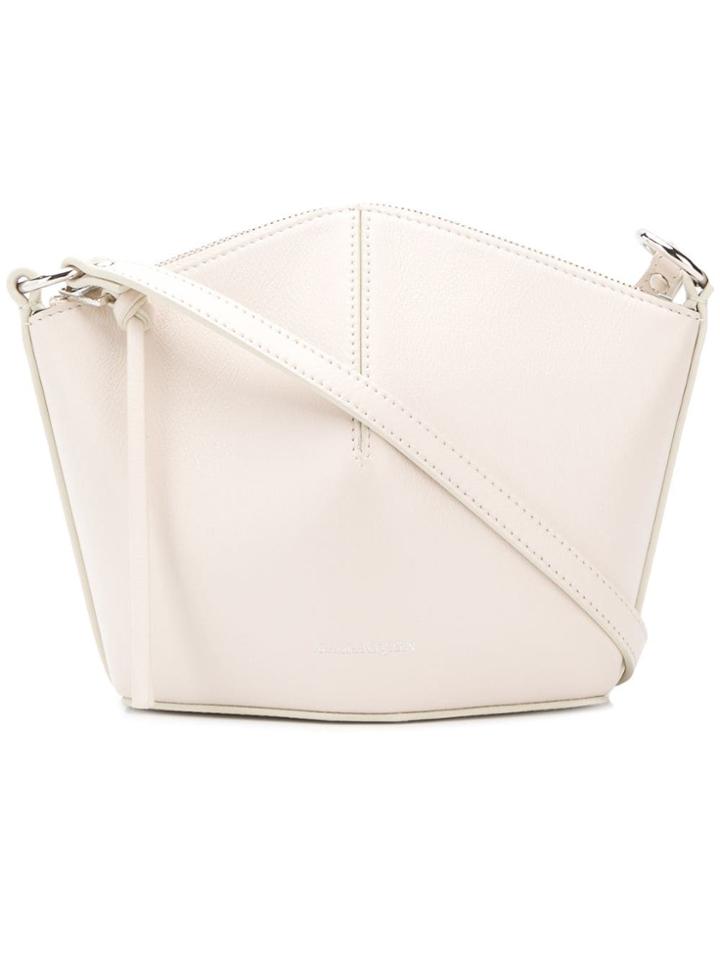 Alexander Mcqueen Trapeze Crossbody Bag - White