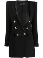 Balmain Hooded Blazer Dress - Black