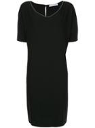 Fabiana Filippi V-neck T-shirt Dress - Black