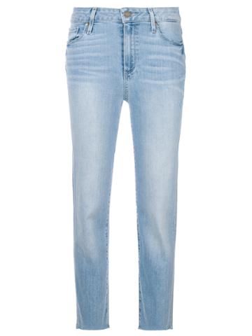Paige Cropped Jeans - Blue