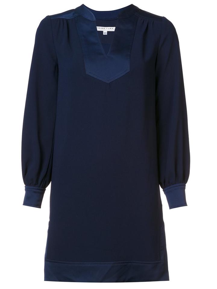 Trina Turk Bib Detail Shift Dress