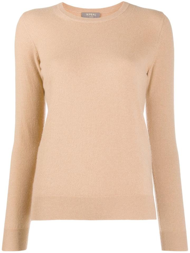 N.peal Round-neck Jumper - Neutrals