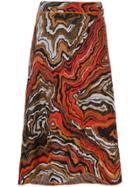 M Missoni Printed High Waisted Skirt - Multicolour