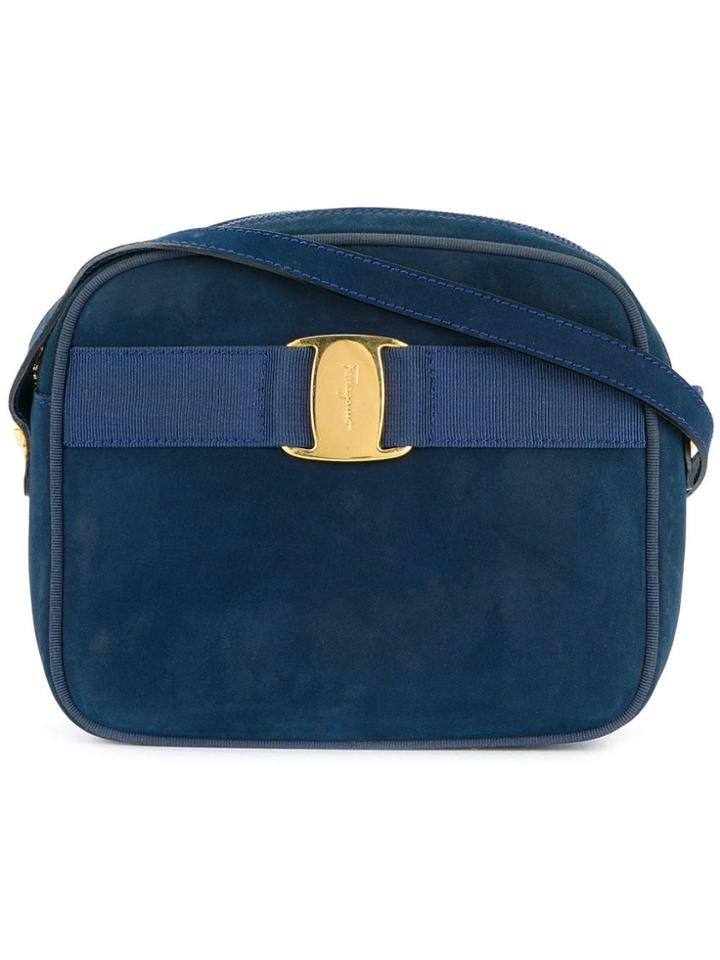 Salvatore Ferragamo Pre-owned Vara Shoulder Bag - Blue