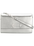 M2malletier Fold Over Satchel - Metallic
