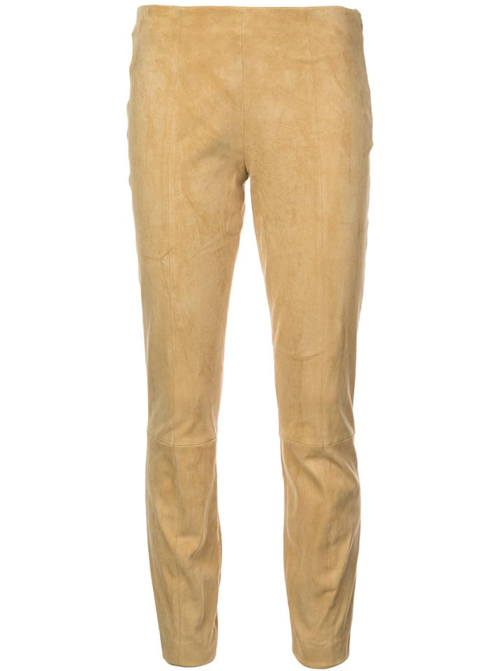 The Row Skinny Trousers - Yellow & Orange