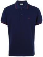 Dior Homme Contrast Detail Polo Shirt, Men's, Size: Xl, Blue, Cotton