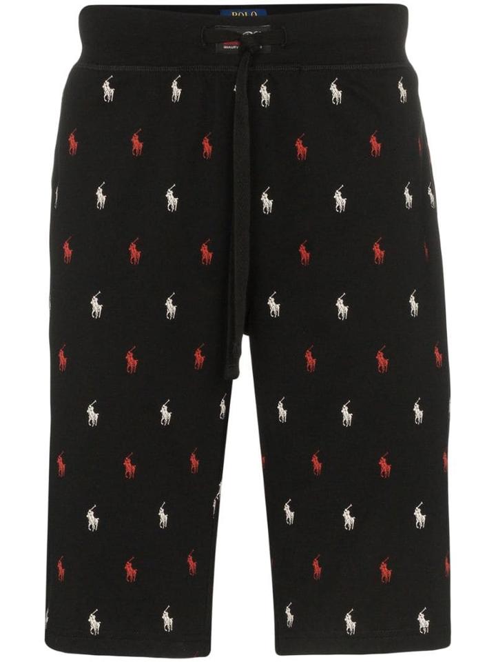 Polo Ralph Lauren Logo-print Track Shorts - Black