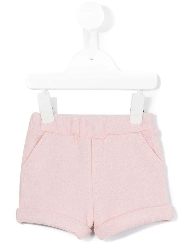 Douuod Kids - Casual Fleece Shorts - Kids - Cotton/polyester - 24 Mth, Pink/purple