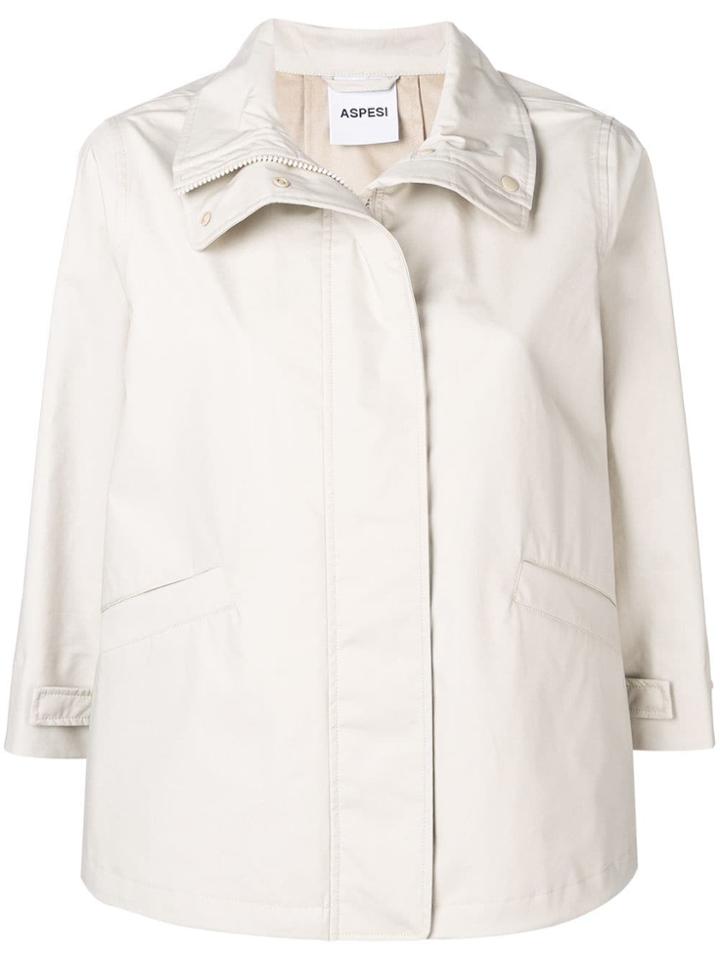Aspesi Boxy Fit Jacket - Neutrals