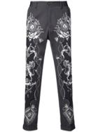 Dolce & Gabbana Printed Trousers - Grey