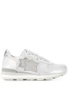 Atlantic Stars Embellished Star Sneakers - Grey