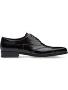 Prada Brushed Oxford Shoes - Black
