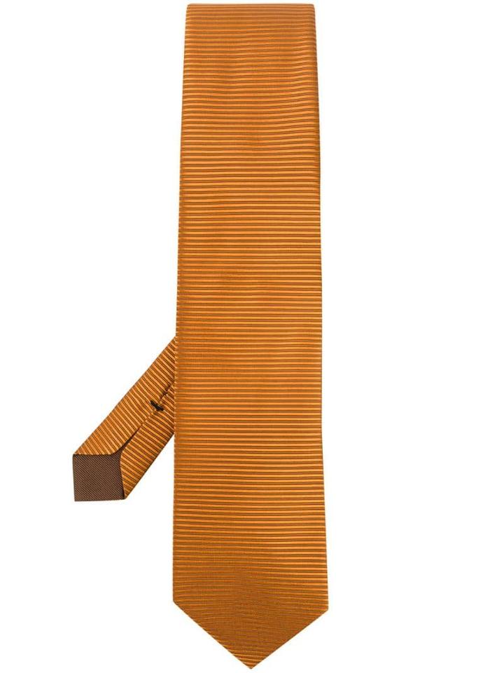 Tom Ford Striped Tie - Yellow