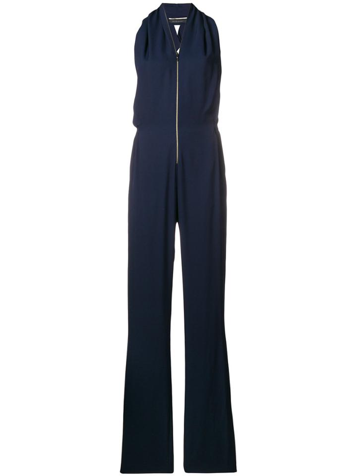 Roland Mouret Front-zip Jumpsuit - Blue