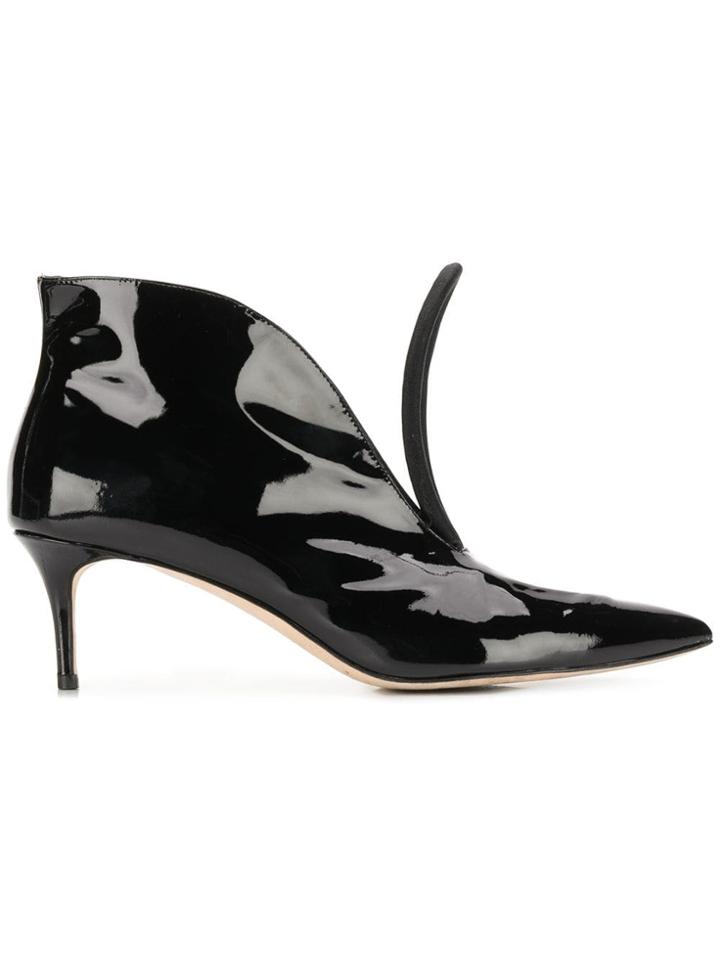 Christopher Kane Lace Crotch Ankle Boot - Black