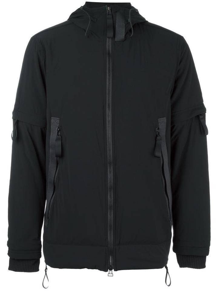 Adidas Zipped Hoodie, Men's, Size: Large, Black, Nylon/spandex/elastane/polyester