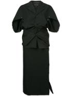 Comme Des Garçons Vintage Jacket And Skirt Suit - Black