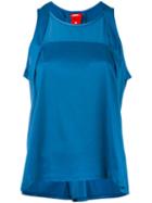 Nike - Bonded Tank Top - Women - Cotton/nylon/spandex/elastane - Xs, Blue, Cotton/nylon/spandex/elastane