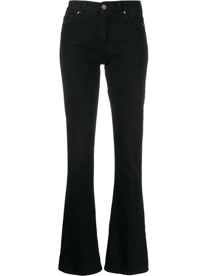 Two Denim Bootcut Mid-rise Jeans - Black