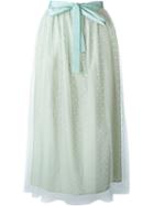 Red Valentino Bow Detail Tule Skirt