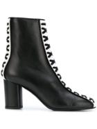 Racine Carree Lace Detail Boots - Black