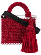 7ii - Katerina St. Barts Tote - Women - 0/+/- 4 - One Size, Red, 0/+/- 4