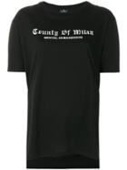 Marcelo Burlon County Of Milan Shalg Poncho T-shirt - Black