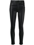 Drome Waxed Fitted Trousers - Black