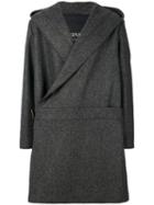 Cini - Wrap Front Coat - Men - Virgin Wool - 3, Grey, Virgin Wool