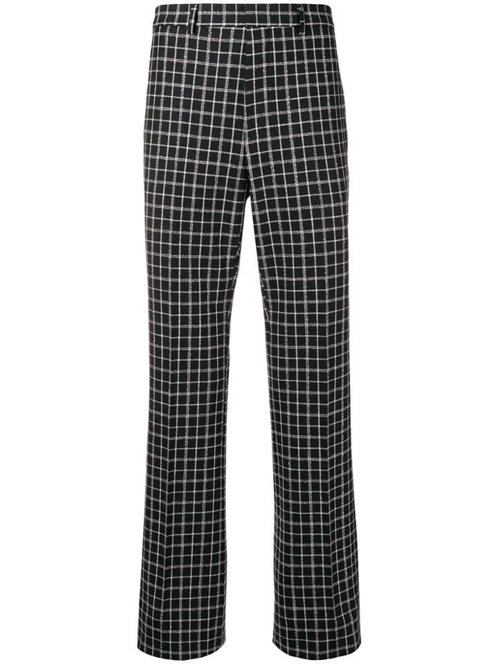 Givenchy Check Trousers - Black