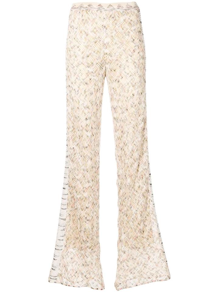 Missoni Flared Trousers - Neutrals