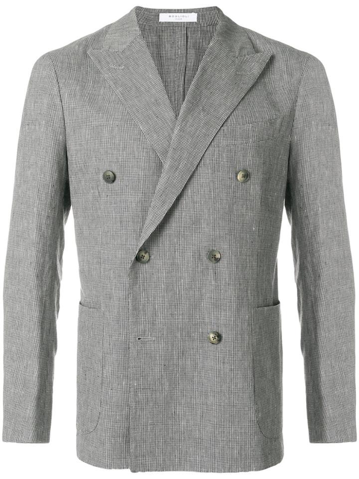 Boglioli Double Breasted Jacket - Grey
