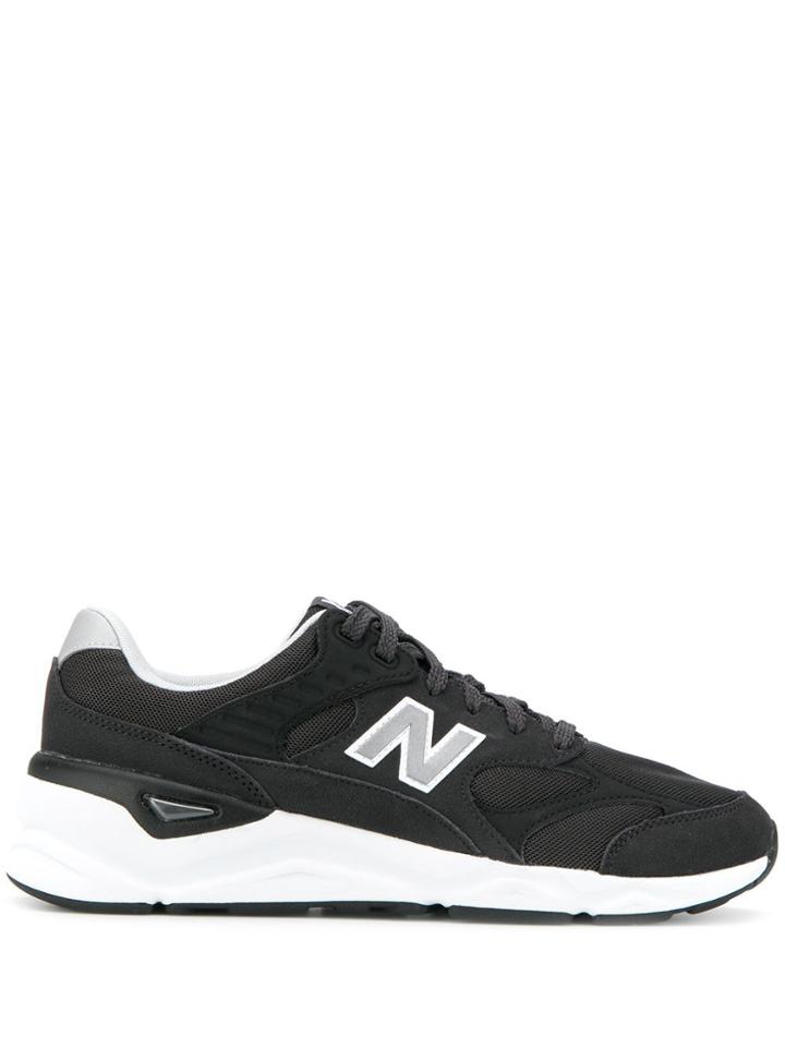 New Balance Stitched Panel Sneakers - Black