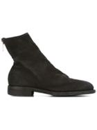 Guidi Rear Zip Boots, Men's, Size: 40, Black, Canvas/leather