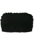 Tory Burch Strapless Frilled Bikini - Black