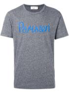 Maison Kitsuné 'parisien' T-shirt, Men's, Size: Small, Black, Cotton