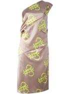 Emilio Pucci Asymmetric Logo Print Dress