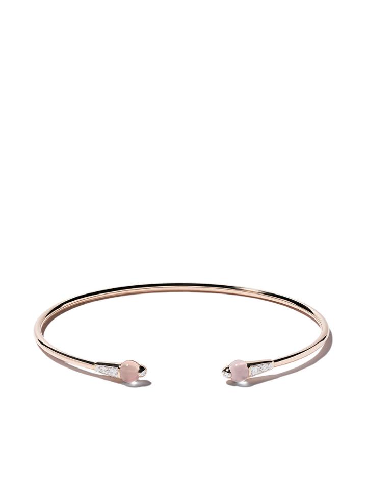 Pomellato 18kt Rose Gold Moonstone & Diamond Bracelet - Unavailable