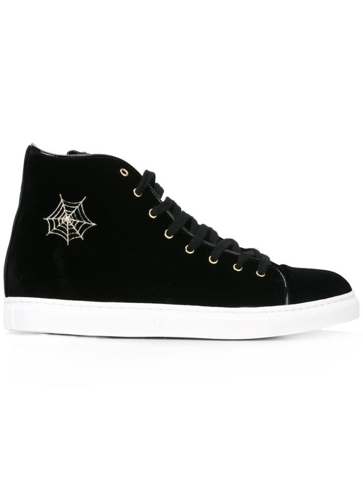 Charlotte Olympia 'purrfect' Hi-top Sneakers - Black