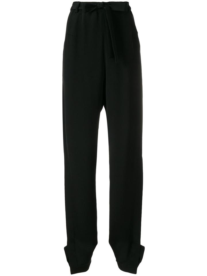 Roland Mouret Elasticated Bow Trousers - Black