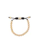Nialaya Jewelry 14kt Gold Indian Logo Bead Bracelet - Metallic