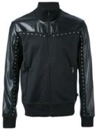 Just Cavalli Zip Up Studded Jacket - Black