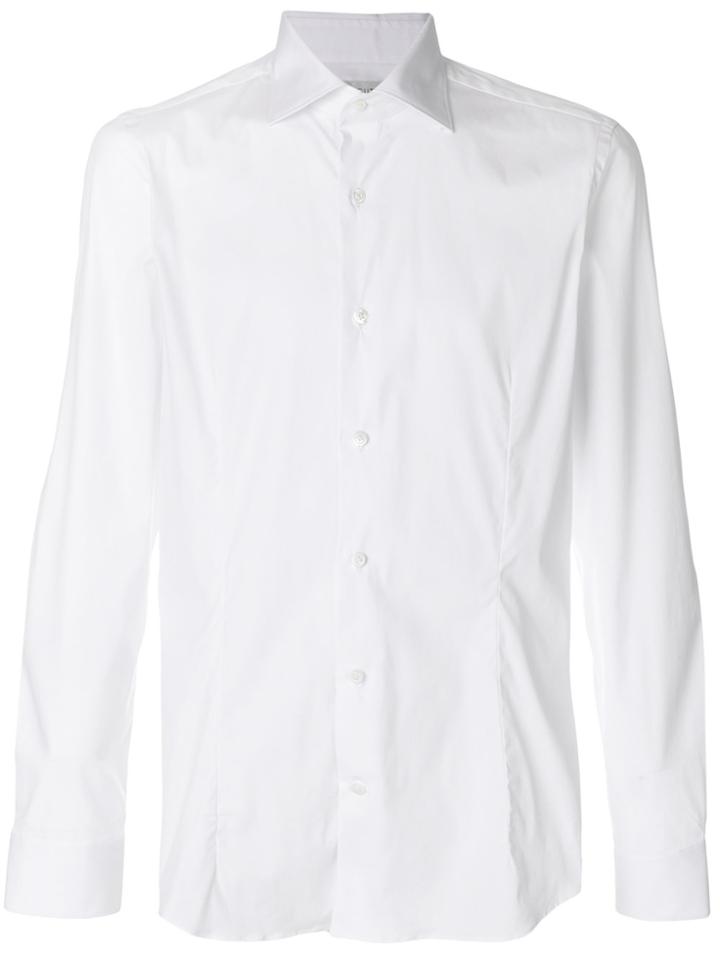Bagutta Long Sleeve Shirt - White