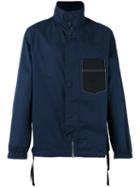 Marni Patch Pocket Jacket, Men's, Size: 48, Blue, Cotton