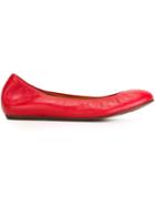 Lanvin Classic Ballerinas, Women's, Size: 40.5, Red, Calf Leather