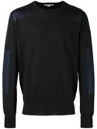 Stella Mccartney Patched Sweatshirt, Men's, Size: Medium, Black, Virgin Wool/viscose