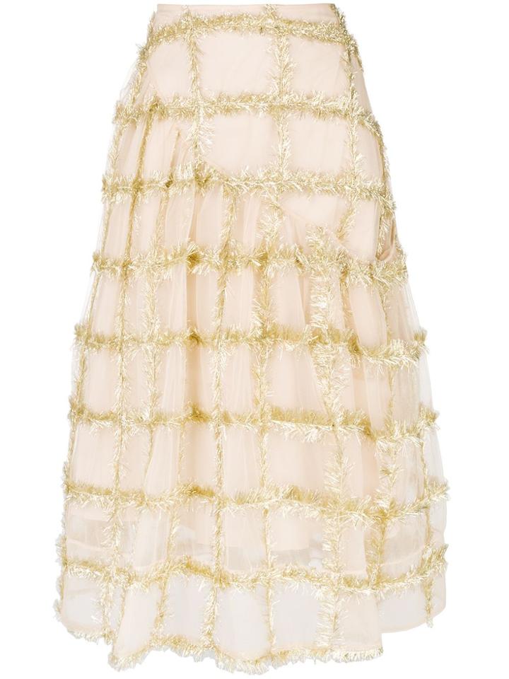 Simone Rocha Tulle Skirt - Nude & Neutrals