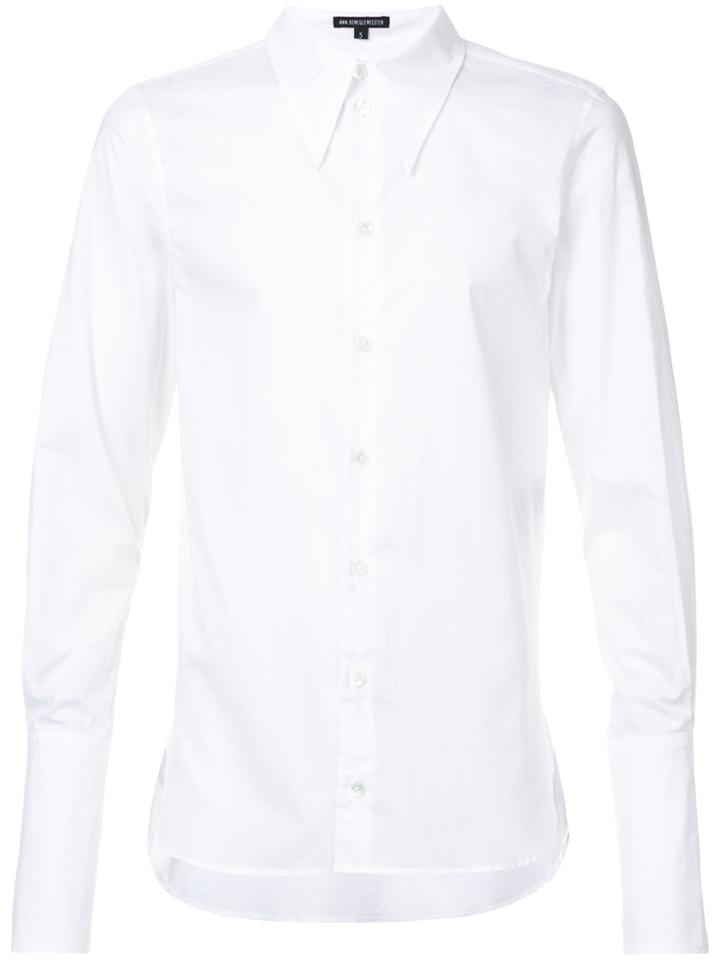 Ann Demeulemeester Classic Long-sleeved Shirt - White